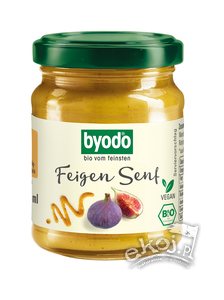 Musztarda figowa bezglutenowa BIO 125ml Byodo