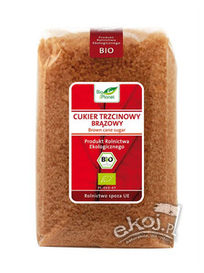 Cukier trzcinowy brązowy Demerara BIO 500g Bio Planet