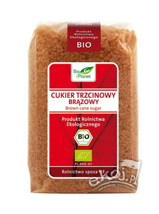 Cukier trzcinowy brązowy Demerara BIO 1kg Bio Planet