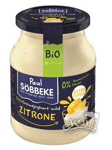 Jogurt cytrynowy BIO 500g Sobbeke