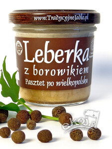 Leberka z borowikiem pasztet po wielkopolsku 80g Tradycyjne Jadło