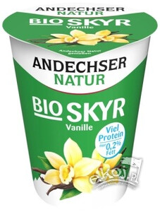 Jogurt Skyr waniliowy 0,2% tł. BIO 400g Andechser