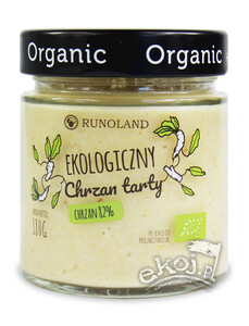 Ekologiczny chrzan tarty 180g Runoland