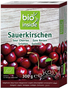 NIEAKTYWNY Wiśnie bez pestek mrożone bezglutenowe BIO 300g Bio Inside