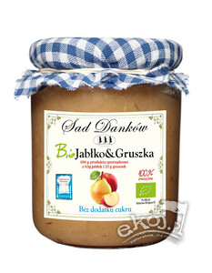 Jabłko gruszka bez cukru 260g Sad Danków