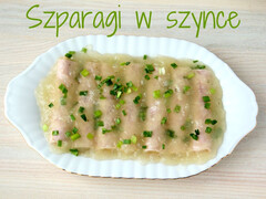 Szparagi w szynce na kolację