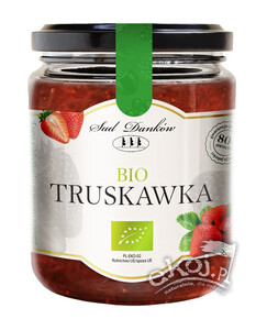 Truskawka 80% bez cukru BIO 260g Sad Danków