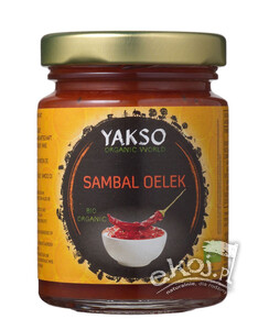 Sos chili sambal oelek BIO 100g Yakso