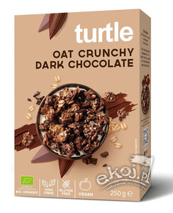 Musli owsiane z gorzką czekoladą bezglutenowe BIO 250g Turtle