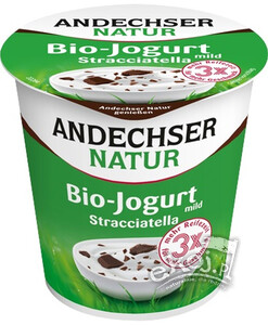 Jogurt stracciatella 3,8% tłuszczu BIO 150g Andechser