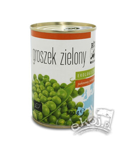 Groszek zielony BIO puszka 340g Bio Europa