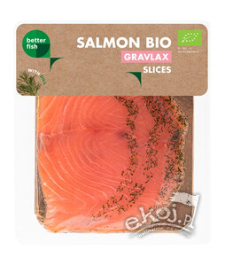 Łosoś atlantycki plastry GRAVLAX z koprem BIO 100g Better Fish