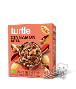 Poduszki zbożowe cynamonowe 30% mniej cukru bezglutenowe BIO 300g Turtle