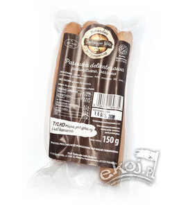 Parówka delikatesowa podwędzana parzona 150g Tradycyjne Jadło