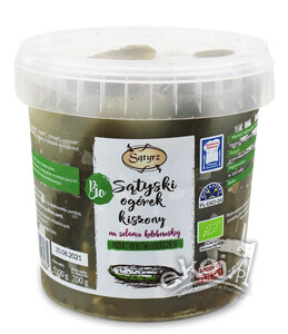 Ogórki sątyskie kiszone BIO wiaderko 1,1kg Sątyrz