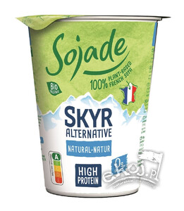 Produkt typu skyr proteinowy sojowy naturalny bez cukru BIO 400g Sojade