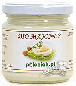Majonez jajeczny świeży BIO 180ml Poloniak