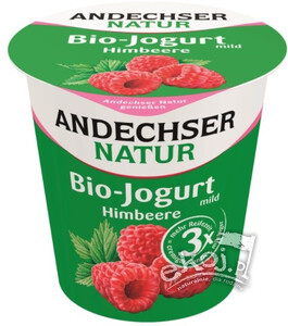 Jogurt malinowy 3,8% tł. BIO 150g Andechser