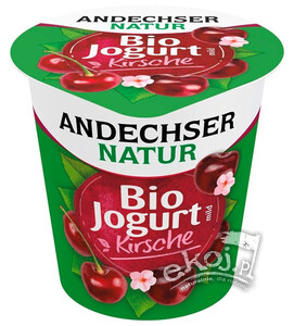 Jogurt wiśniowy 3,8% tł. BIO 150g Andechser