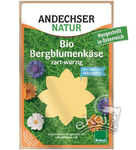 Ser bergblumenkaese w plastrach 50% tł. BIO 150g Andechser