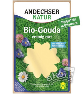 Ser gouda w plastrach 48% tł. BIO 150g Andechser