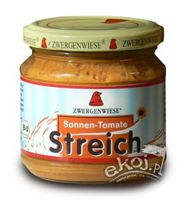 Pasta słonecznikowa z suszonymi pomidorami bezgl. BIO 180g Zwergenwiese