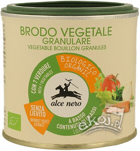 Bulion warzywny w proszku bezglutenowy BIO 120g Alce Nero