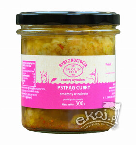 Pstrąg smażony w zalewie curry 300g Smolin Fish