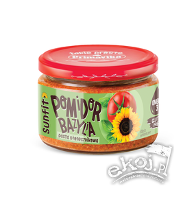 Pasta słonecznikowa z pomidorami i bazylią bezglutenowa 190g Primavika
