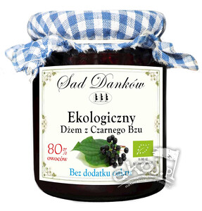 Dżem z czarnego bzu bez cukru BIO 260g Sad Danków