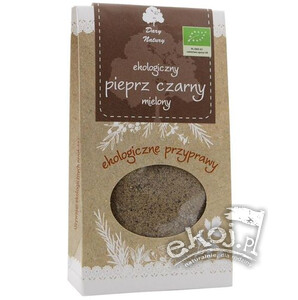Pieprz czarny mielony EKO 50g Dary Natury