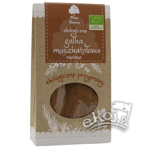 Gałka muszkatołowa mielona EKO 30g Dary Natury