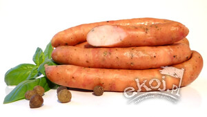 Kiełbaski delikatesowe z indyka ok. 300g Tradycyjne Jadło