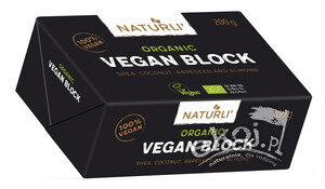 Margaryna wegańska w kostce BIO 200g Naturli