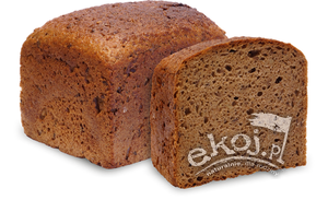 Chleb orkiszowy razowy na zakwasie BIO 1kg Juchowo