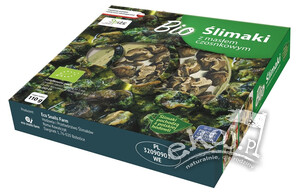 Ślimaki z masłem czosnkowym BIO 110g Eco Snails Farm