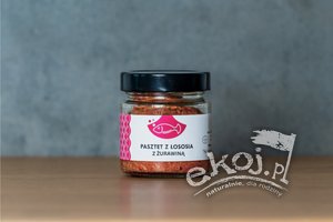 Pasztet z pieczonego łososia ze śliwką - słoik 150g Seafood