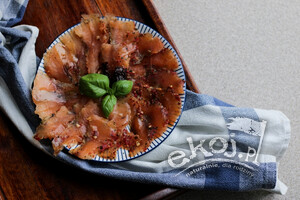 Pstrąg à la Gravlax z koprem i pieprzem cytrynowym 100g Chomfish