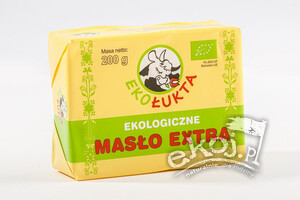 Masło Extra EKO 200g Ekołukta