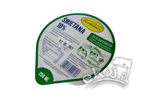 Śmietana secymińska 18% 250ml Ziembiński