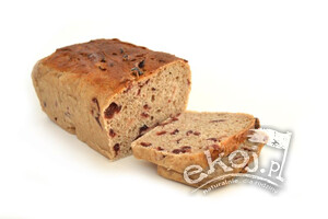 Chleb żytni na zakwasie z żurawiną 650g Dobra Piekarnia