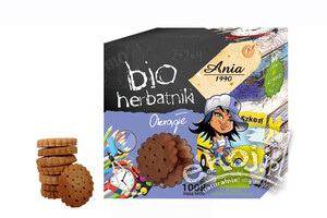 Bio herbatniki okrągłe 100g Bio Ania