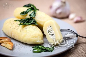 Cepeliny z twarogiem i szpinakiem 500g Kowal