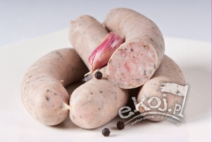 Kiełbasa biała wieprzowa parzona ok. 500g Tradycyjne Jadło