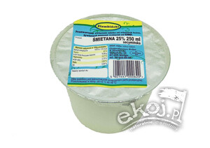 Śmietana secymińska 25% 250ml Ziembiński