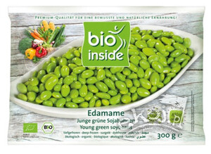 Soja edamame łuskana mrożona bezglutenowa BIO 300g Bio Inside