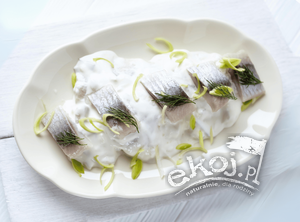 Śledzie w sosie jogurtowo koperkowym 300g Seafood