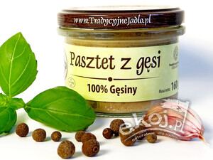 Pasztet z gęsi słoik 160g Tradycyjne Jadło
