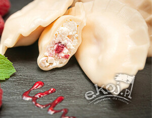 Pierogi z malinami i twarogiem 500g Kowal
