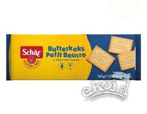 Herbatniki bezglutenowe petit buerre 165g Schar
